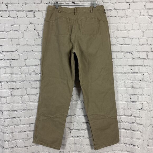 Vintage Genuine Filson Field Work Canvas Pants Women's 16 Olive Cotton Outdoors - Picture 8 of 13